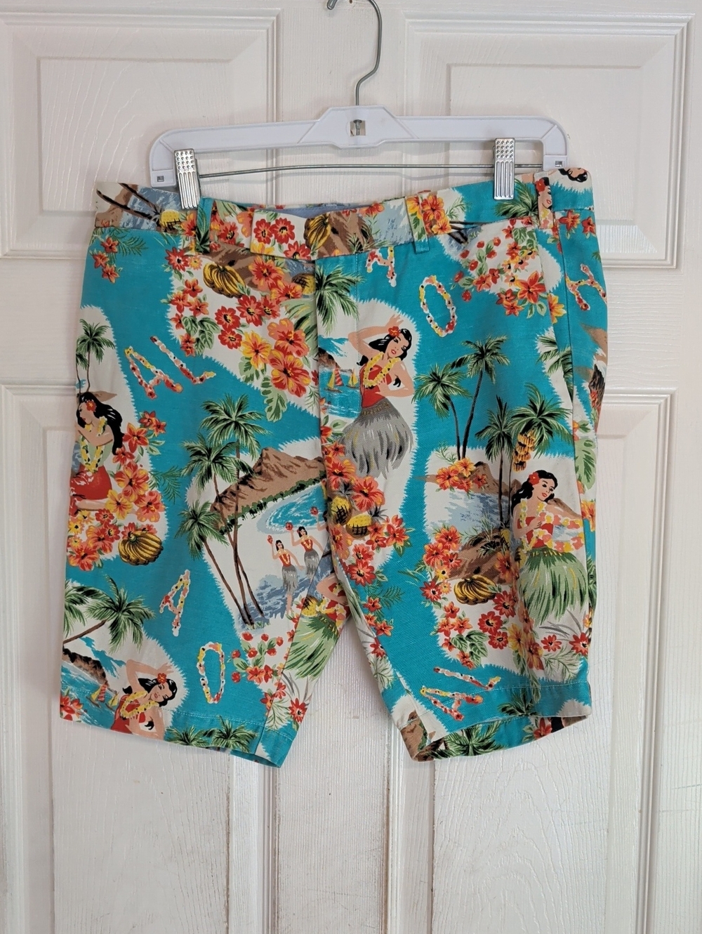 Polo Ralph Lauren Size 32 Men Aloha Shorts Hawaii